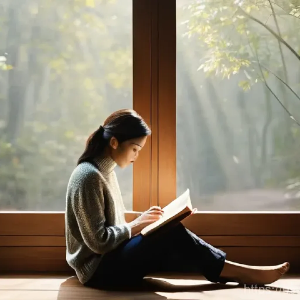 소피루비 성격 유형 - **Prompt 1: Journey of Self-Discovery**
    A tranquil and introspective scene featuring a person in...