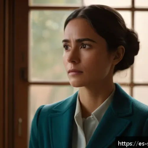 Home 33 소피루비의 엔딩 스토리 - A nuanced character portrait of a female protagonist embodying a blend of vulnerability and strength...